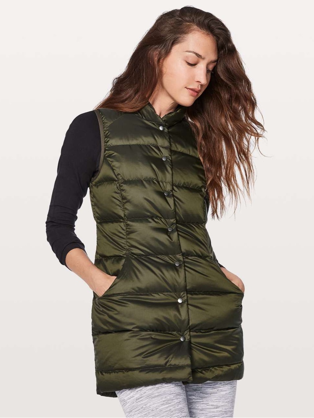Lululemon All Days Vest - Dark Olive
